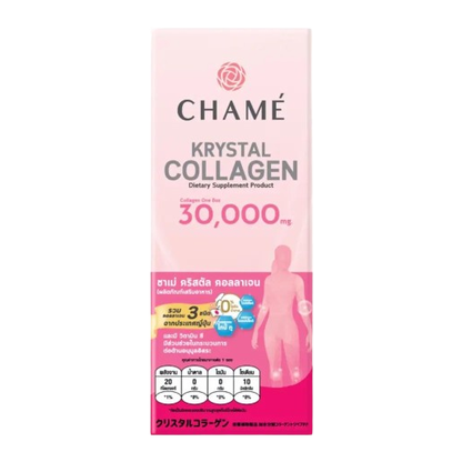 Chame' - Crystal Collagen 5.06 g. (6 Sachets) - Made in Thailand