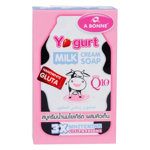 A Bonne' - Yogurt Milk Cream Soap with Q10 90g. (Pack of 3)