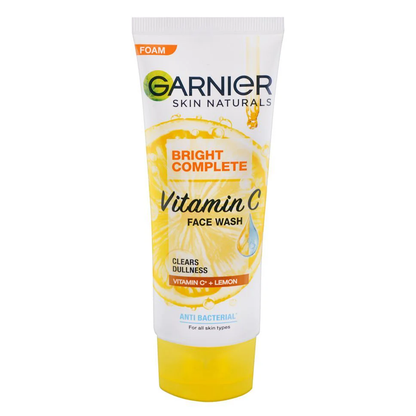 Garnier - Bright Complete - Vitamin C Lemon Face Wash 100 ml.