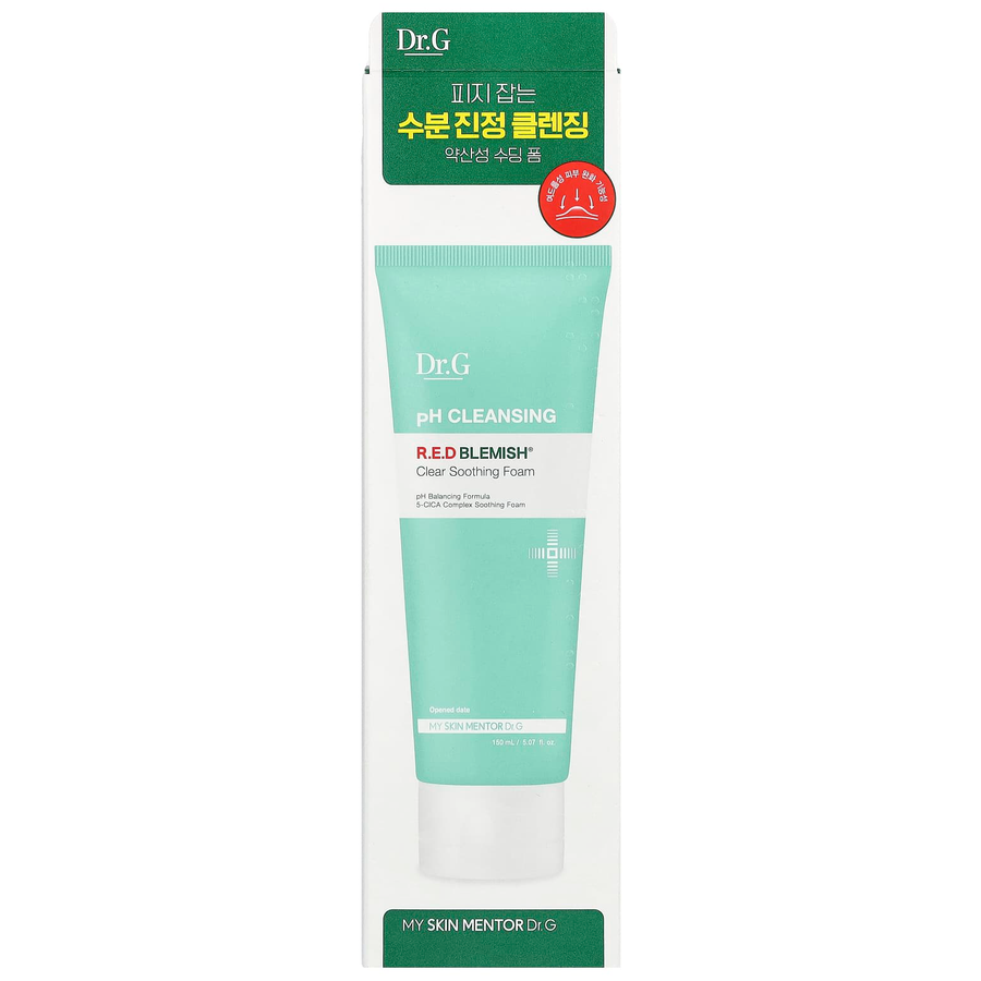 Dr.G - R.E.D Blemish Clear Soothing Foam pH Cleansing Formula 150ml.