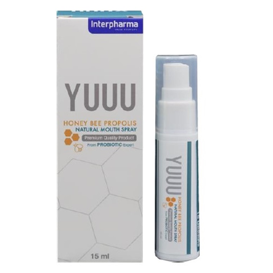 Interpharma - YUUU Honey  Natural Mouth Spray 15ml.