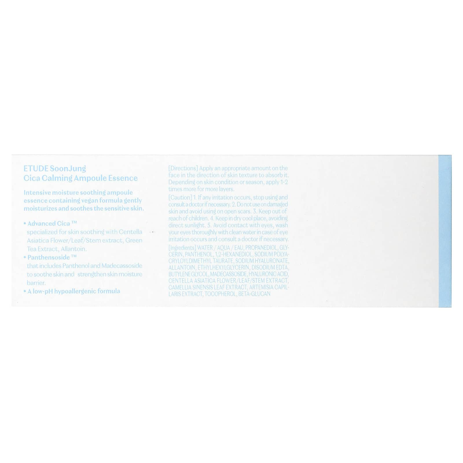 Etude - SoonJung Cica Calming Ampoule Essence 50ml.