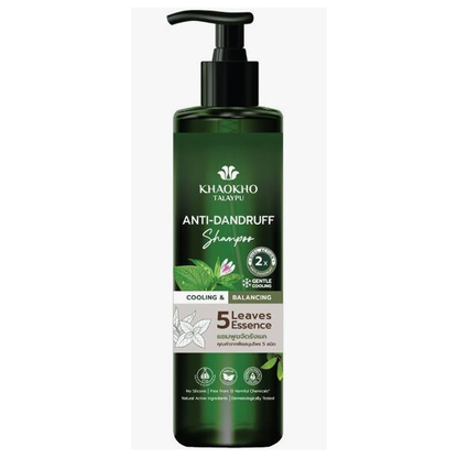 Khaokho Talaypu - 5 Leaves Essence Anti-Dandruff Shampoo 240ml.