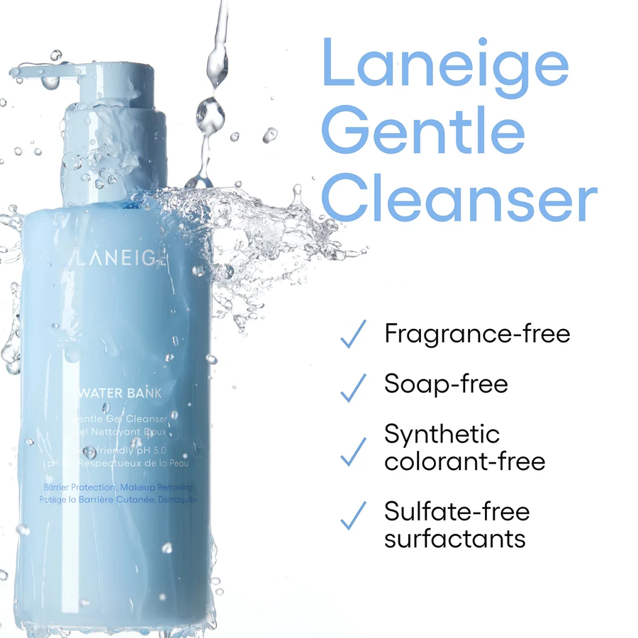 Laneige - Water Bank Gentle Gel Cleanser 250ml.
