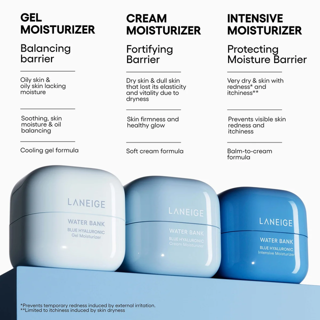 Laneige - Water Bank Blue Hyaluronic Gel Cream Refill 50ml.