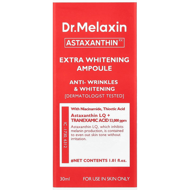 Dr.Melaxin - Astaxanthin Brightening Ampoule with Tranexamic Acid 30ml.