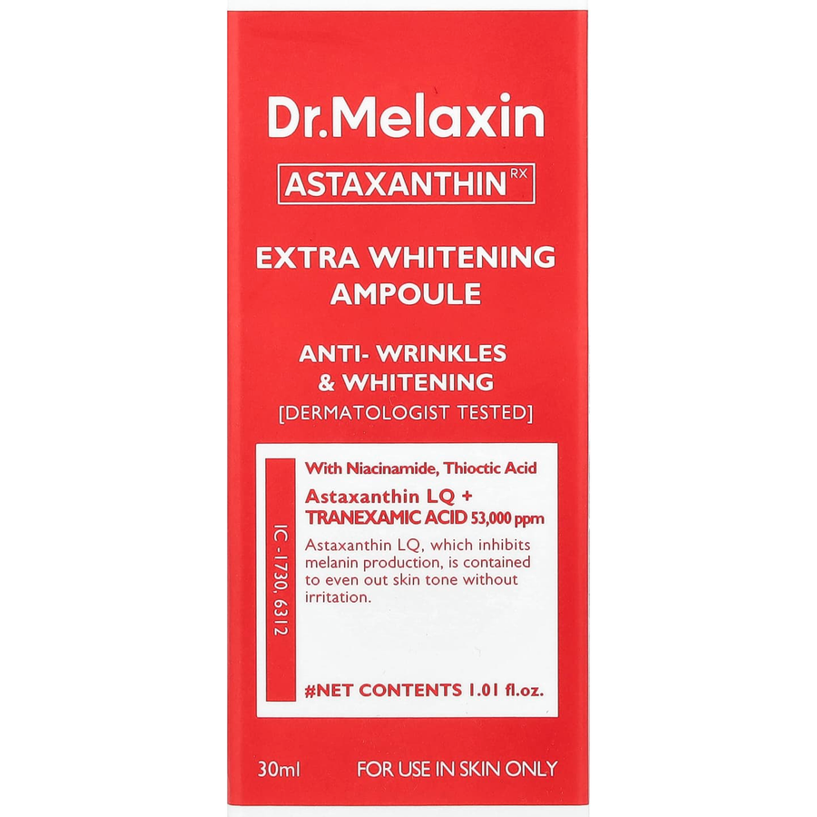 Dr.Melaxin - Astaxanthin Brightening Ampoule with Tranexamic Acid 30ml.