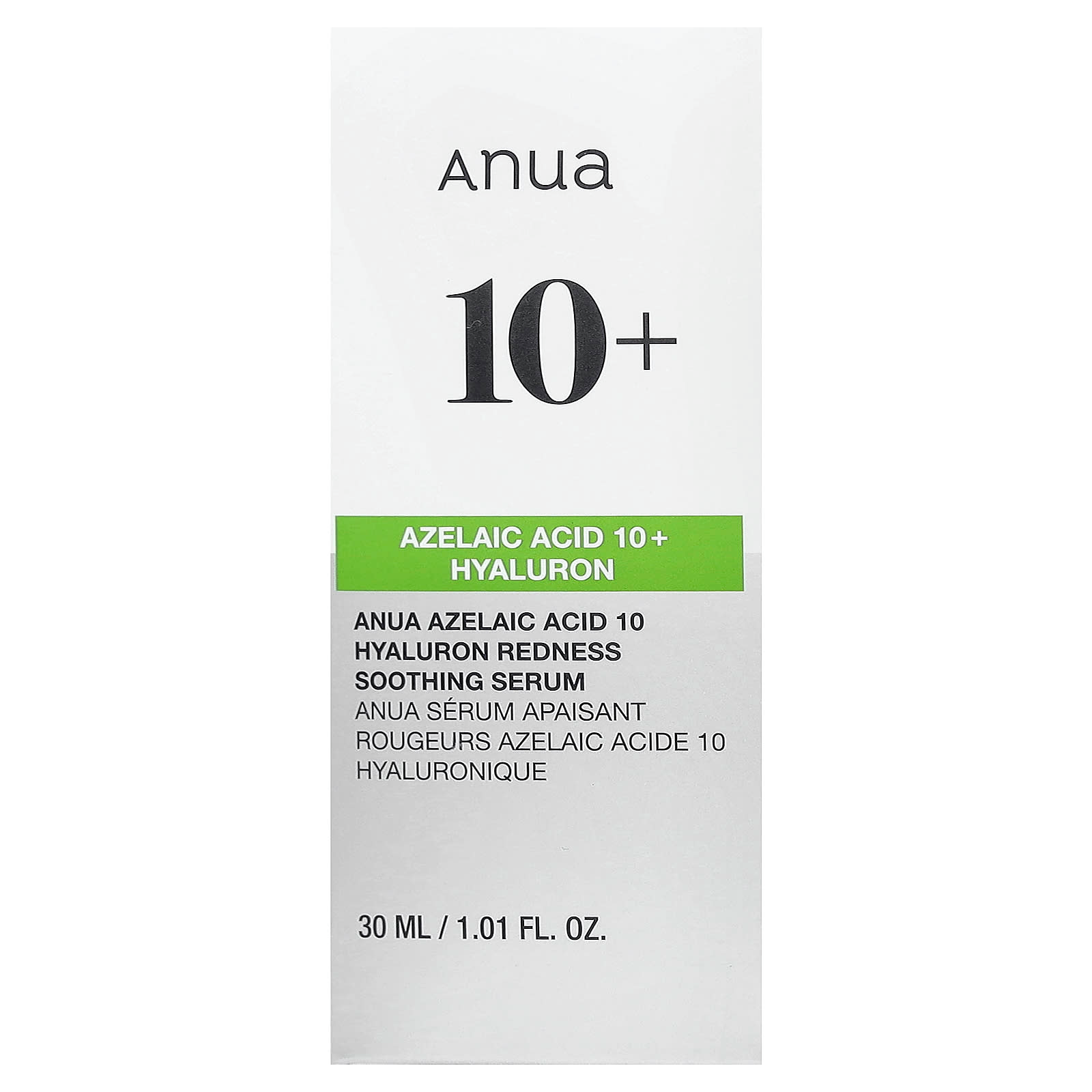 Anua - Azelaic Acid 10 Hyaluron Redness Soothing Serum 30ml.