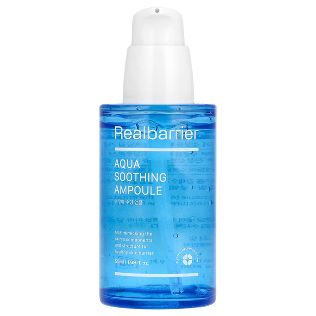 Real Barrier - Realbarrier Bundle of 1x Aqua Soothing Ampoule Set 50ml. + 1x Real Barrier Aqua Soothing Cream 25ml.