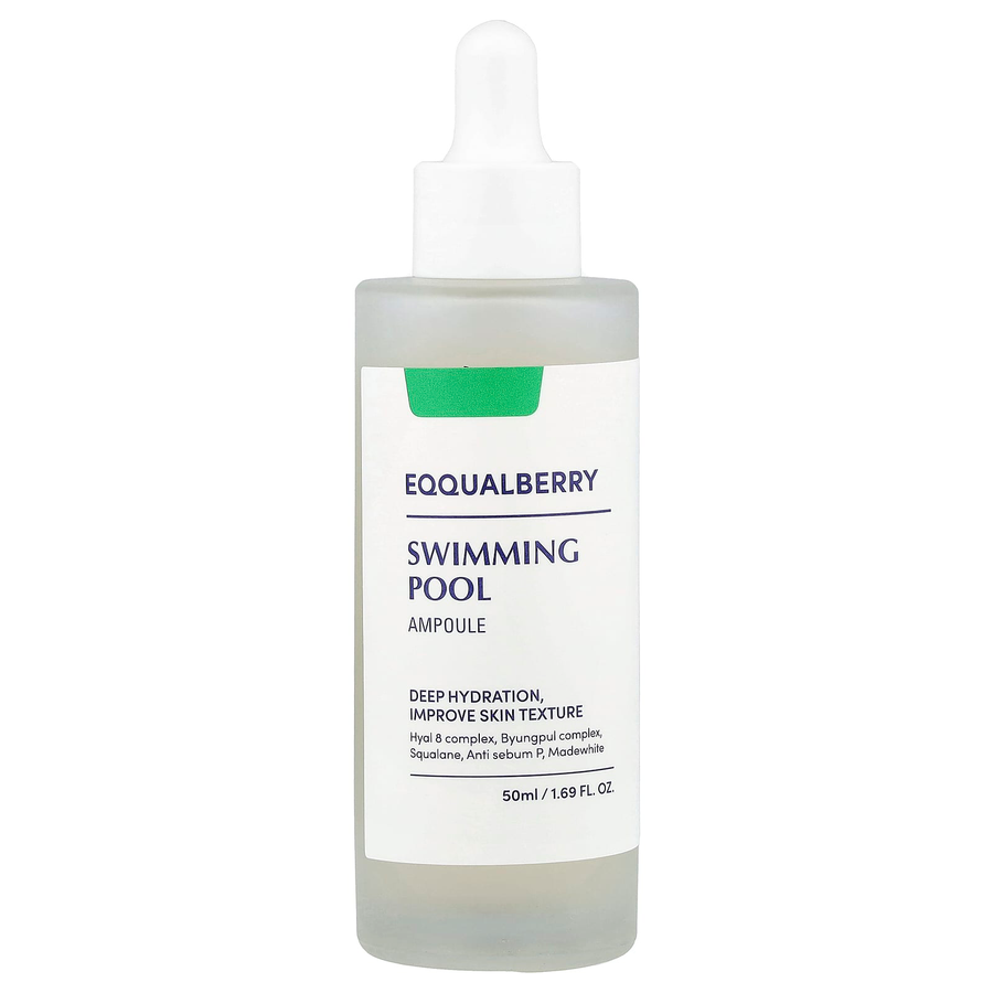 EQQUALBERRY - Bundle of: 1x Swimming Pool Ampoule 50ml. + 1x Swimming Pool Toner 155ml.