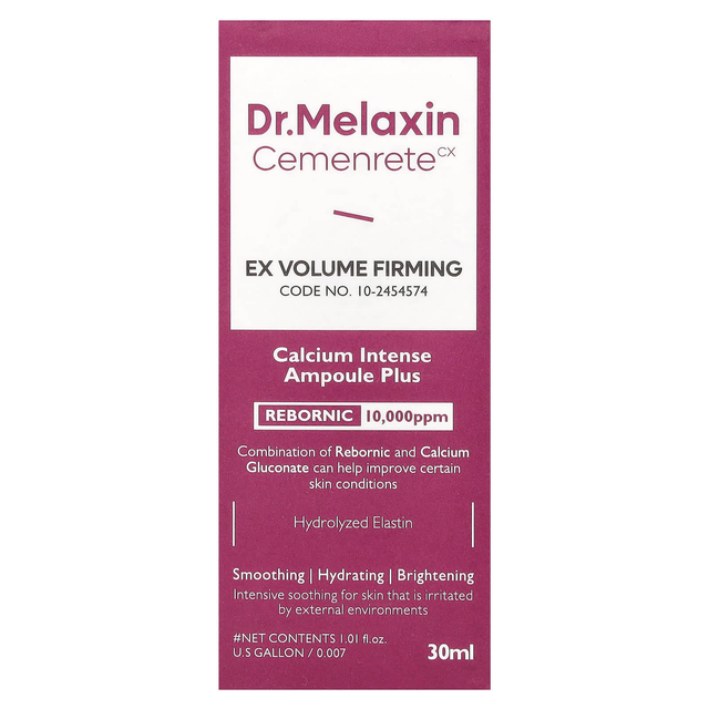Dr.Melaxin - Cemenrete CX Calcium Intense Ampoule Plus Hydrolyzed Elastin EX Volume Firming 30ml.