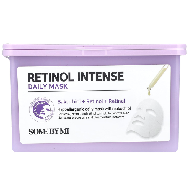 SOME BY MI - Bundle of 1x Retinol Intense Reactivating Serum 30ml. + 1x Retinol Intense Daily Mask (30 Sheets)