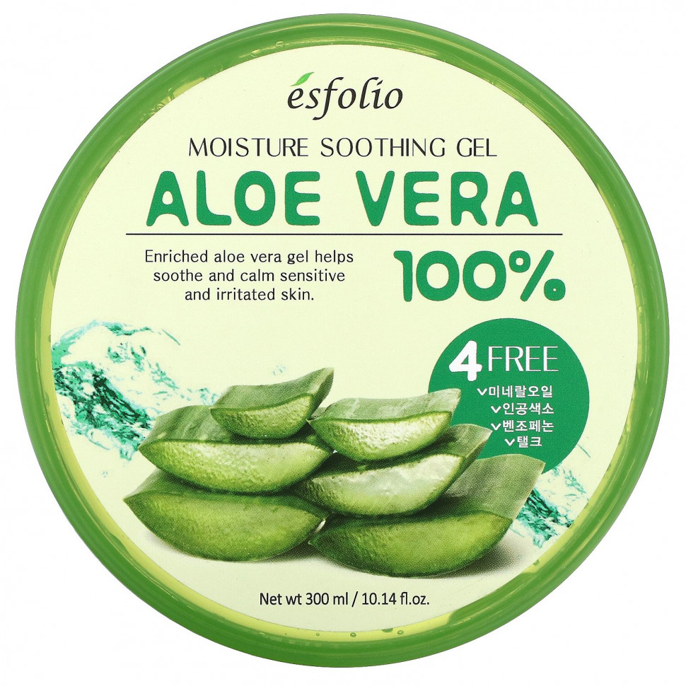 Esfolio - Moisture Soothing Gel Aloe Vera 300ml.