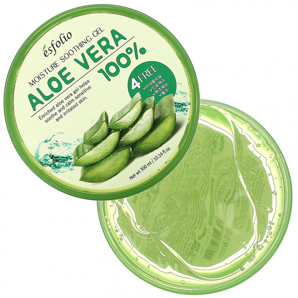 Esfolio - Moisture Soothing Gel Aloe Vera 300ml.