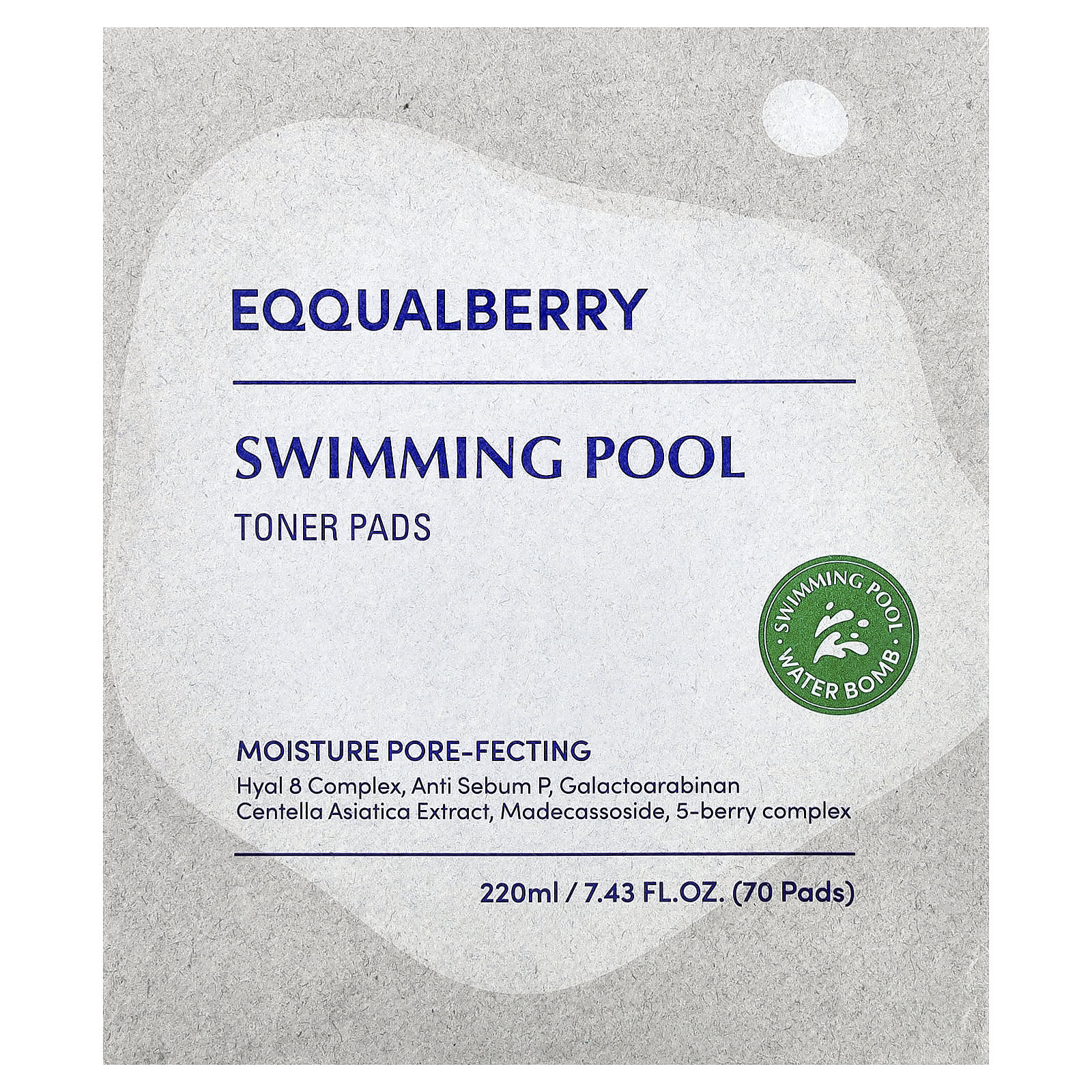 EQQUALBERRY - Swimming Pool Toner Pads (70 Pads)