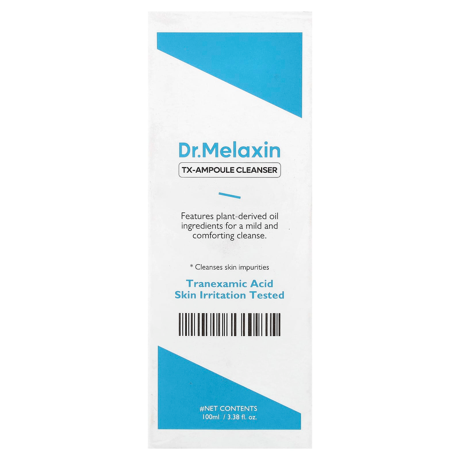 Dr.Melaxin - TX Ampoule Cleanser with Tranexamic Acid, Dye-Free and Hypoallergenic 100ml.