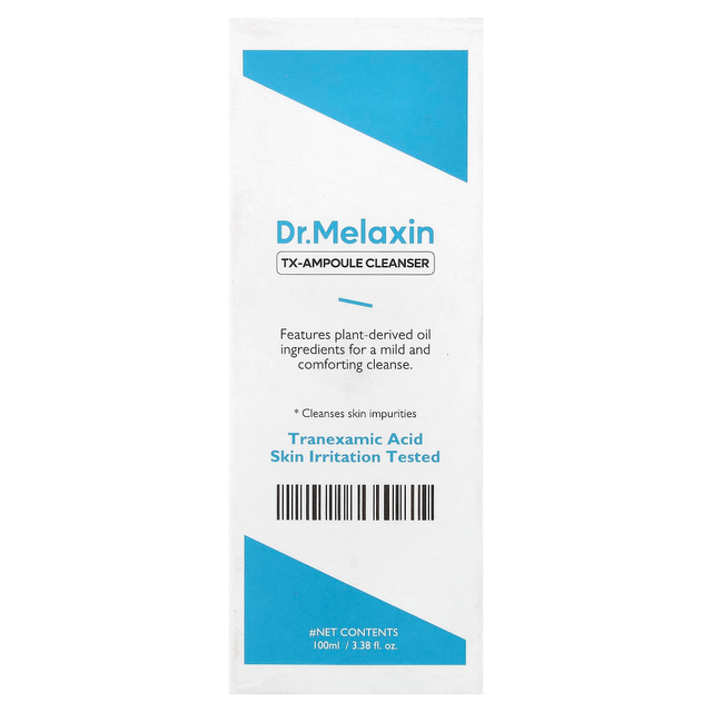Dr.Melaxin - TX Ampoule Cleanser with Tranexamic Acid, Dye-Free and Hypoallergenic 100ml.