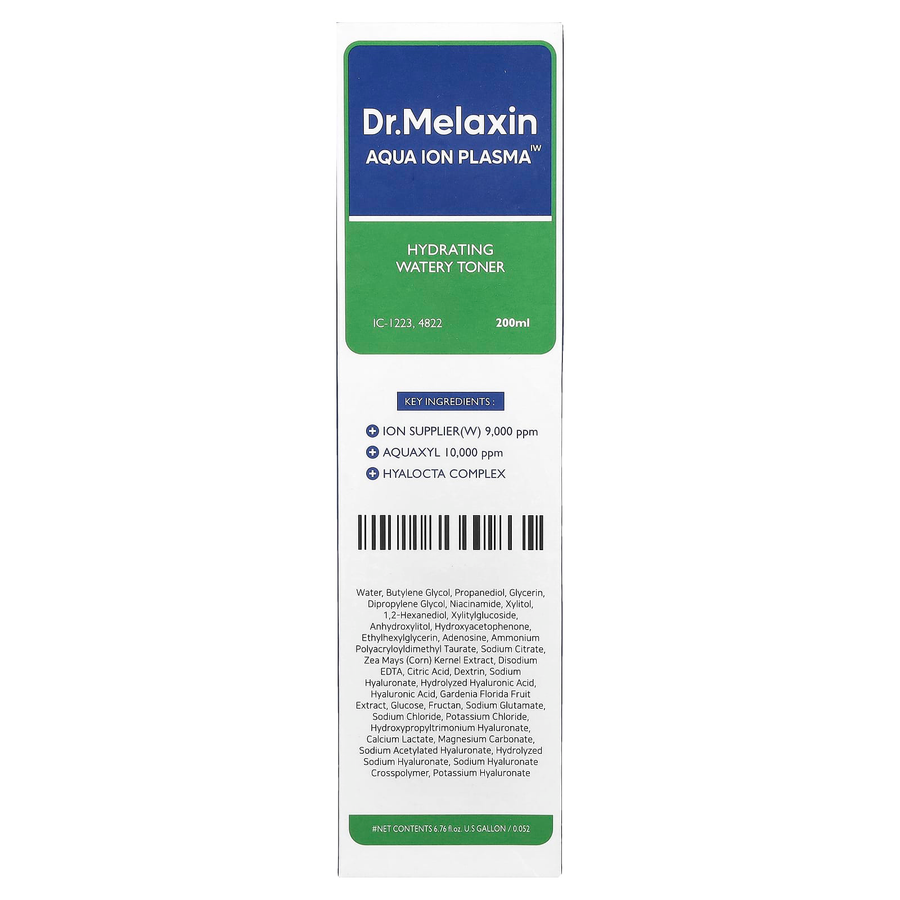 Dr.Melaxin - Aqua Ion Plasma Hydrating Watery Toner 200ml.