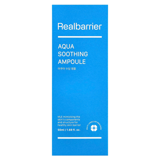 Real Barrier - Realbarrier Bundle of 1x Aqua Soothing Ampoule Set 50ml. + 1x Real Barrier Aqua Soothing Cream 25ml.