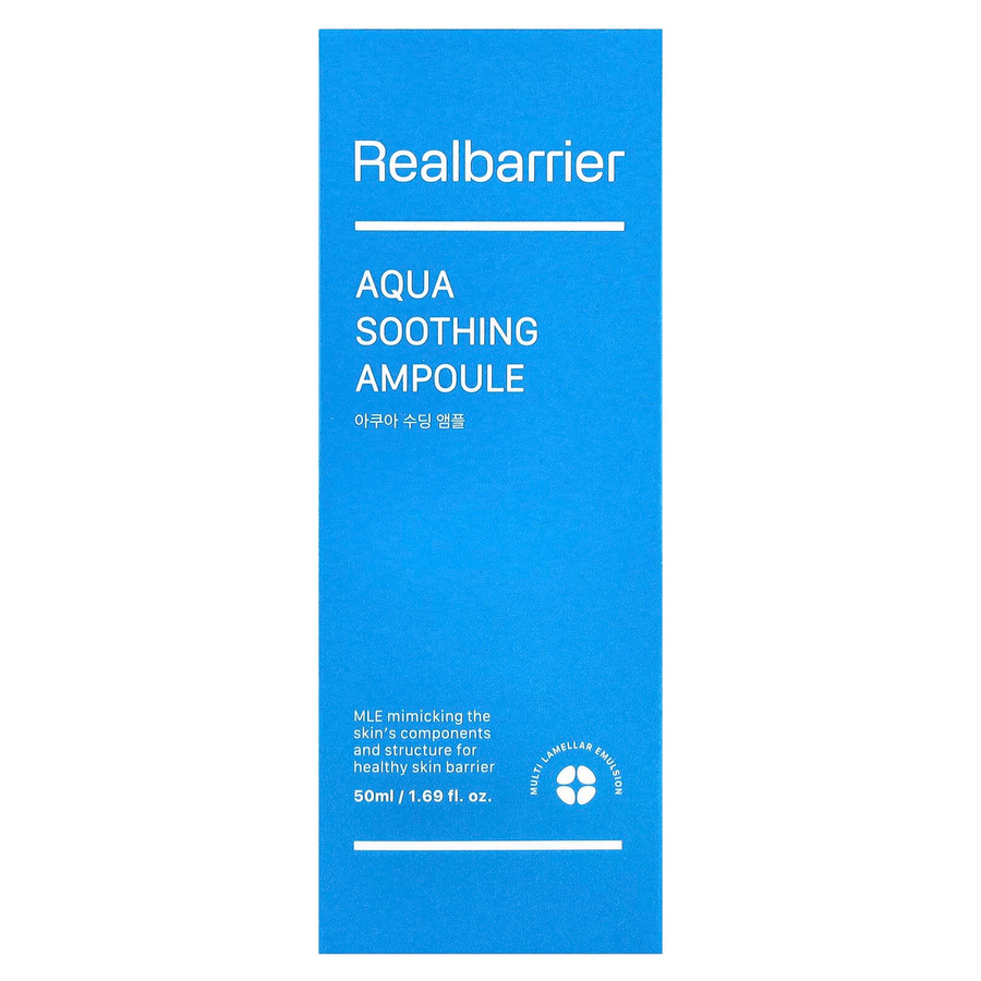 Real Barrier - Realbarrier Bundle of 1x Aqua Soothing Ampoule Set 50ml. + 1x Real Barrier Aqua Soothing Cream 25ml.