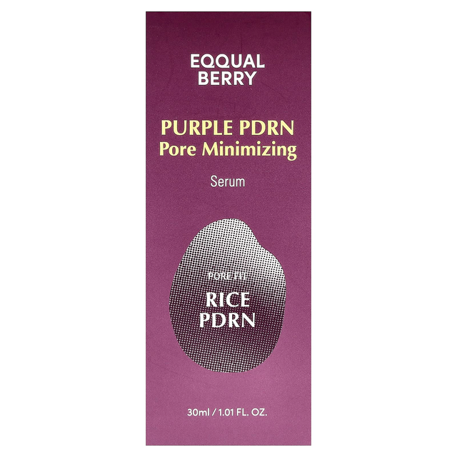 EQQUALBERRY - Purple PDRN Pore Minimizing Serum 30ml.