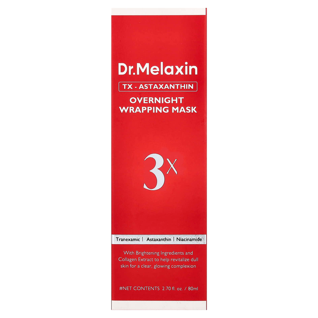 Dr.Melaxin - TX Astaxanthin Overnight Wrapping Mask with Tranexamic and Niacinamide 80ml.