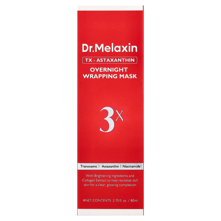 Dr.Melaxin - TX Astaxanthin Overnight Wrapping Mask with Tranexamic and Niacinamide 80ml.