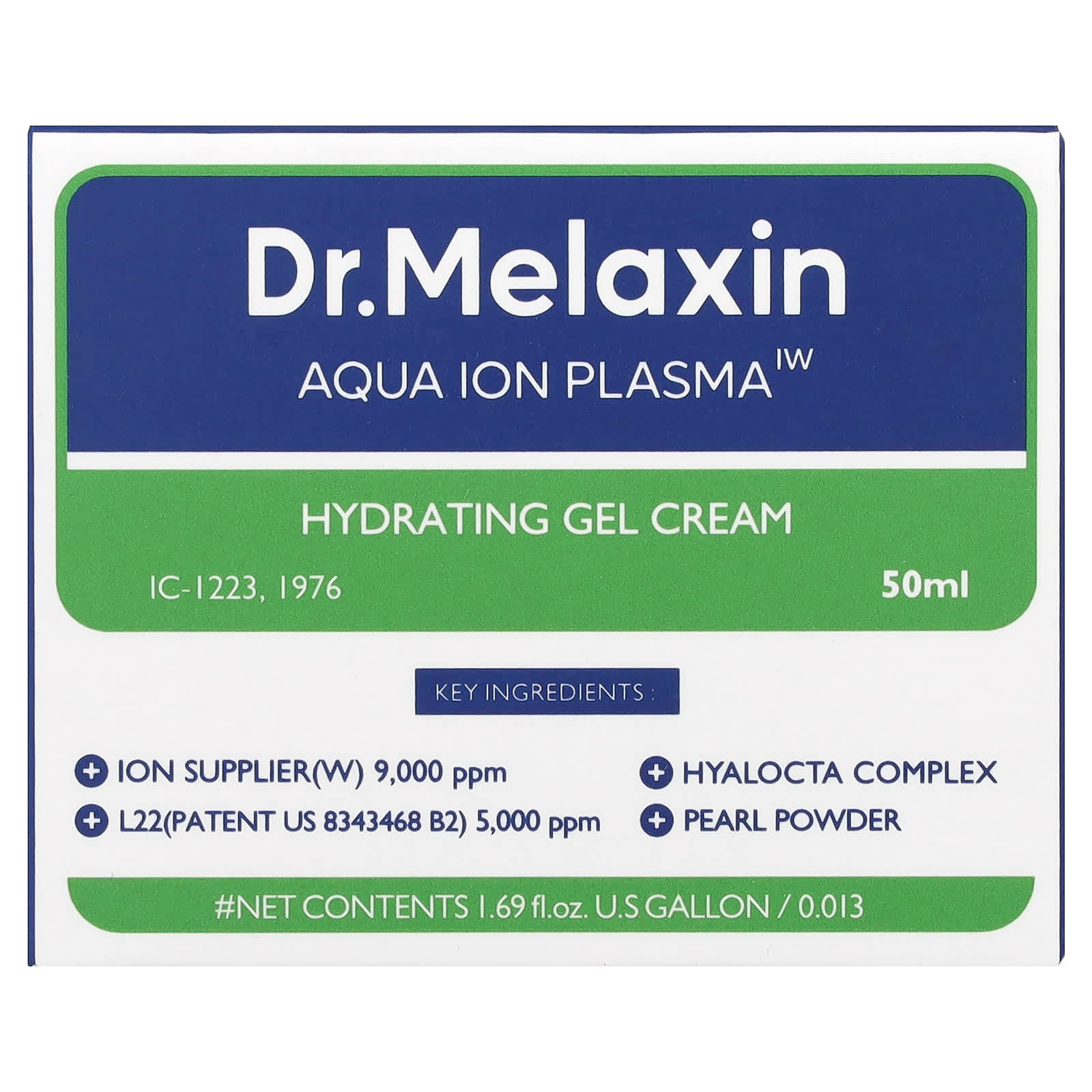 Dr.Melaxin - Aqua Hydrating Gel Cream with Hyalocta Complex 50ml.