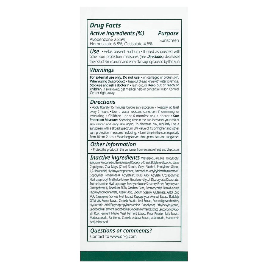 Dr.G - R.E.D Blemish Soothing Up Sun SPF50+ PA++++ 50ml.
