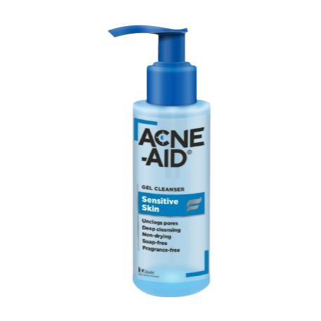 Acne-Aid - Gel Cleanser Sensitive 100 ml. - Made in Thailand