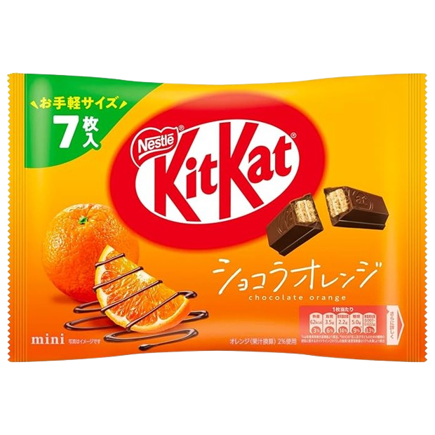 KitKat - Chocolate Orange 81.2 g. - Made in Japan