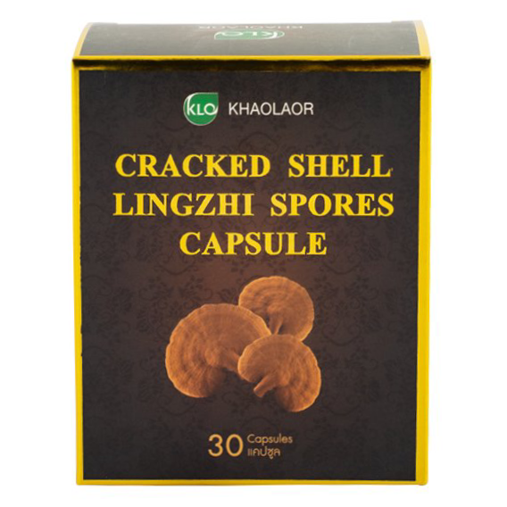 Khaolaor - Cracked Shell Lingzhi Spores (30 capsules)