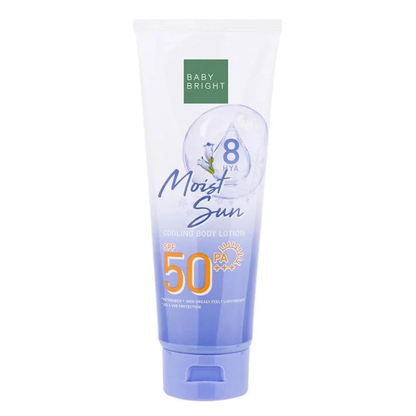 Baby Bright - Moist Sun Cooling Body Lotion SPF50 PA+++ 160ml.