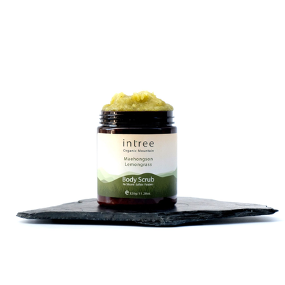 Phutawan - Intree Organic Mountain, Maehongson Lemongrass Body Scrub 320g.