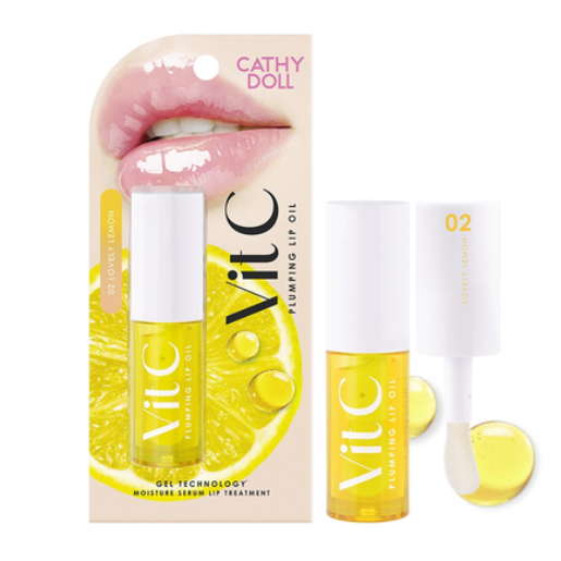 Cathy Doll - Vit C Plumping Lip Oil - Lovely Melon 2.4g.