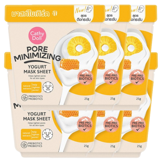 Cathy Doll - Pore Minimizing Yogurt Mask Sheet (Pack of 6)