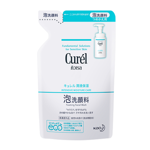 Curel - Curél Intensive Moisture Care Foaming Facial Wash Refill 130ml.