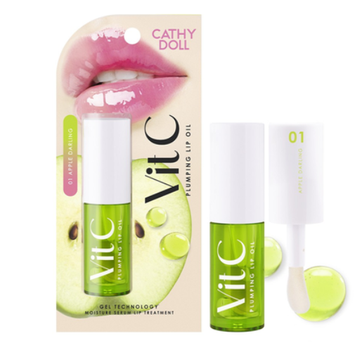 Cathy Doll - Vit C Plumping Lip Oil - Apple Darling 2.4g.