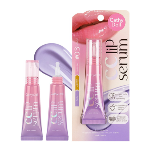 Cathy Doll - CC Lip Serum Color Corrector - Grape 10g.