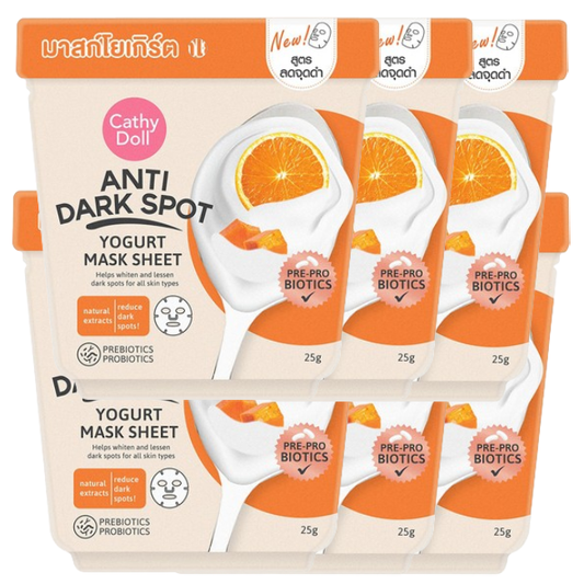 Cathy Doll - Anti Dark Spot Yogurt Mask Sheet (Pack of 6)