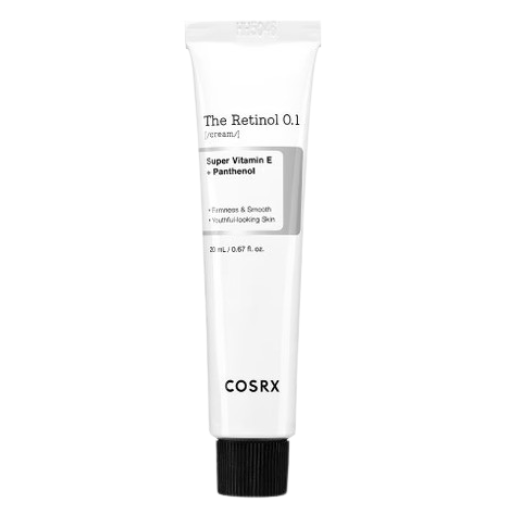 COSRX - The Retinol 0.1 Cream, Super Vitamin E + Panthenol 20ml.