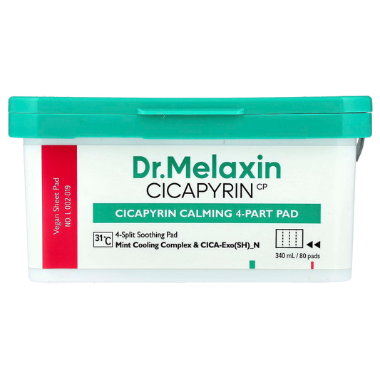 Dr.Melaxin - Cicapyrin Calming 4-Part Pad Cicapyrin Calming 4-Part Pad 340ml. (80 Pads)