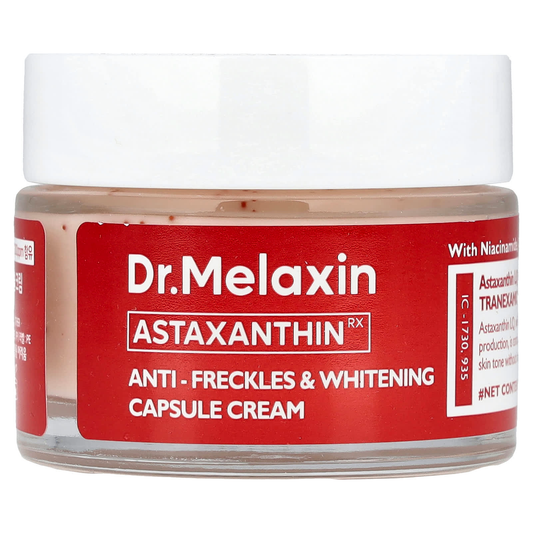 Dr.Melaxin - Astaxanthin Anti-Freckles & Whitening Capsule Cream with Niacinamide 50g.