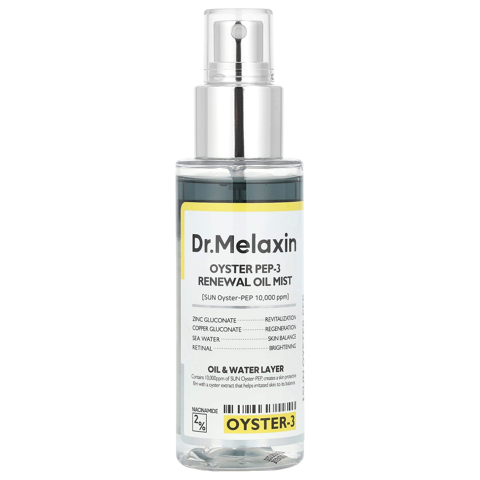 Dr.Melaxin - Oyster Pep-3 Renewal Oil Mist Spray Ampoule 100ml.