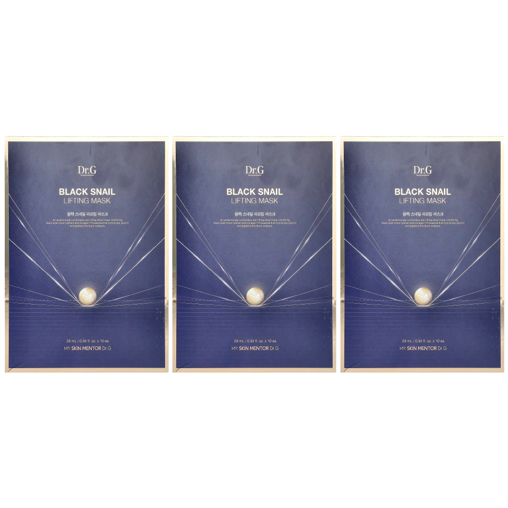 Dr.G - Black Snail Lifting Mask 28ml. (Pack of 3)