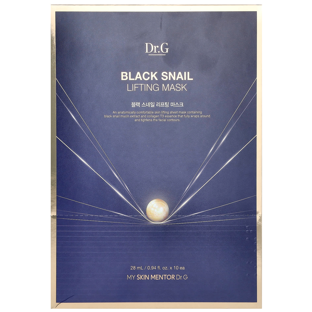 Dr.G - Black Snail Lifting Mask 28ml. (Pack of 3)