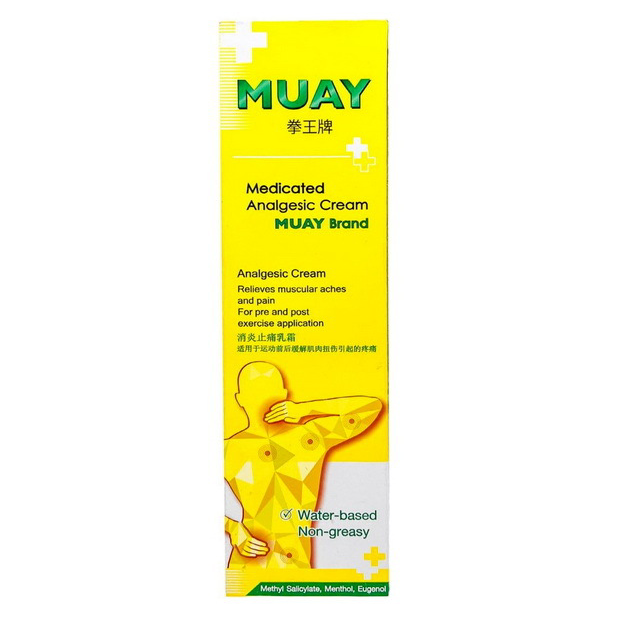 Namman Muay - Medicated Cream HR, Relieve Muscle Pain, Muay Thai Massage Cream, Thailand 100g.