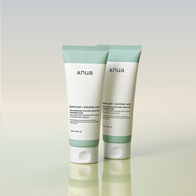 Anua - Heartleaf Succinic Moisture Cleansing Foam 150ml.