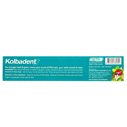 Kolbadent - Pure Herbal Extract Toothpaste 160g.