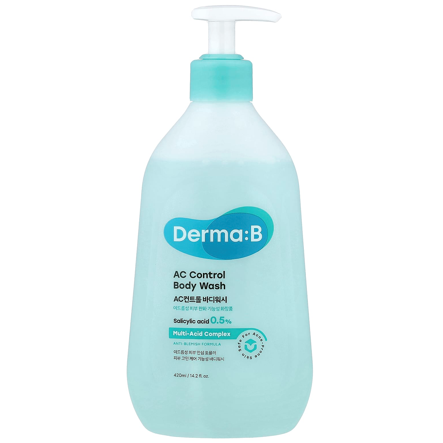 DERMA B - AC Control Body Wash 420ml.
